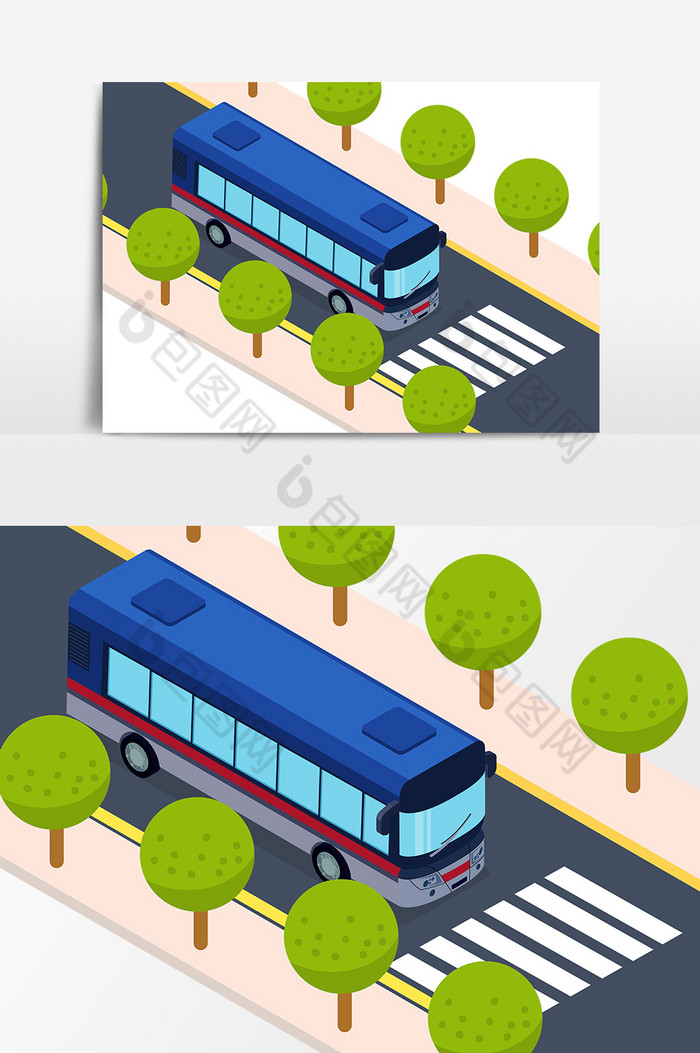 公交车马路图片图片
