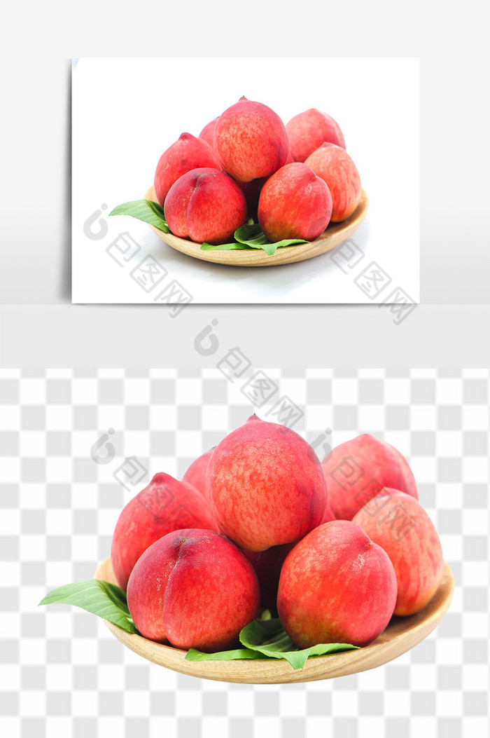 油桃桃子水果图片