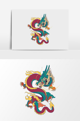 龙图案图片