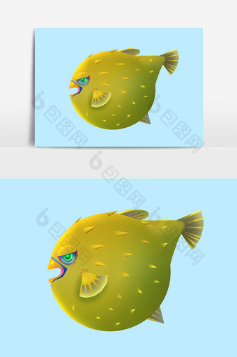 海洋鱼类设计元素图片