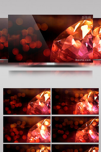 红色色调钻石运动背景led视频素材图片
