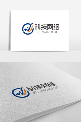 时尚大气W字母科技网络logo标志