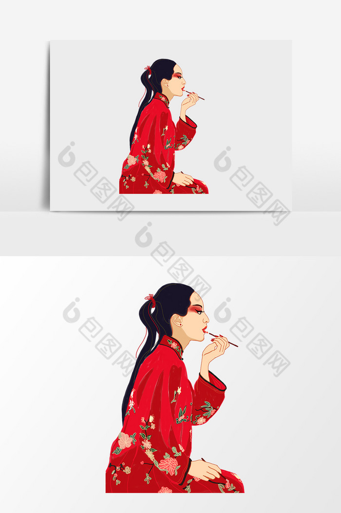 中国古代美女化妆