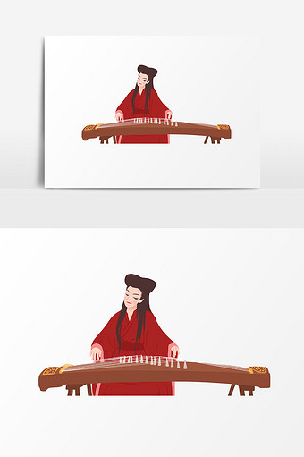乐器中国文化宣传图片