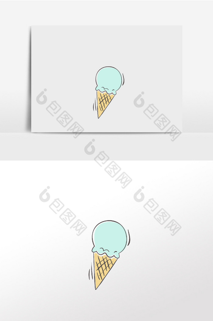 冰淇淋插画图片图片