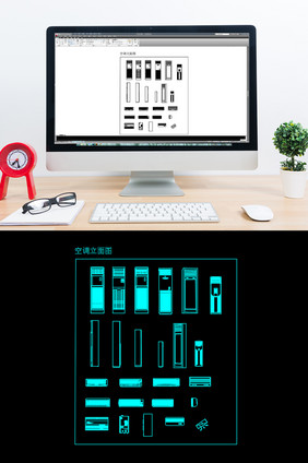 空调立面图CAD集合