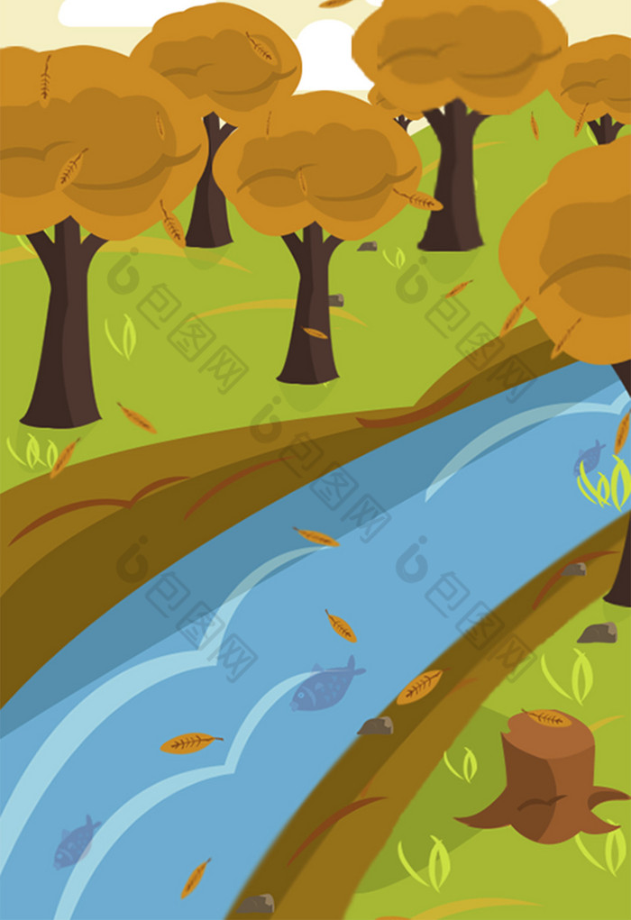 河流河边风景图片