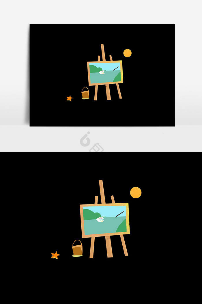 卡通画板图片-卡通画板素材免费下载-包图网