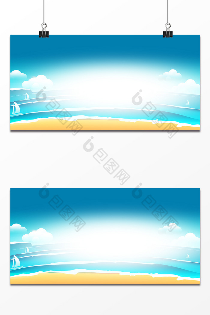 海滩蓝天图片图片