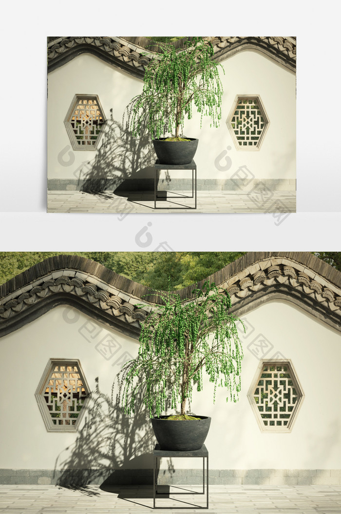 园艺盆栽植物3D模型