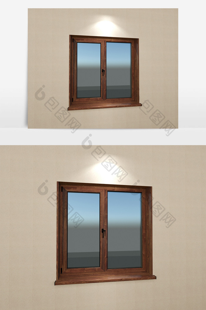 古典风格木质窗户
