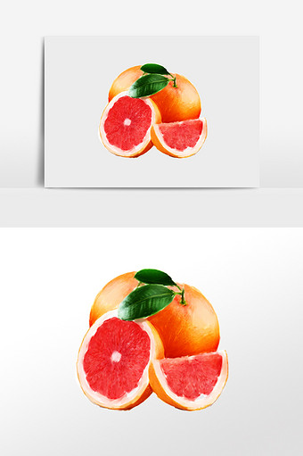 水彩手绘橙子素材图片