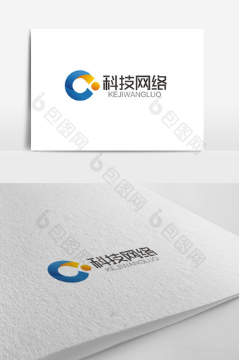 大气时尚C字母科技网络logo标志图片