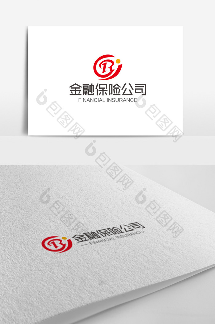 大气时尚R字母金融保险logo标志