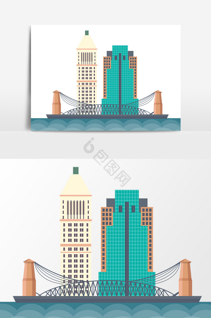 高楼大厦地标图片