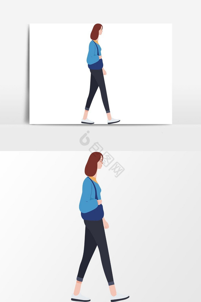 行人矢量图图片-行人矢量图素材免费下载-包图网