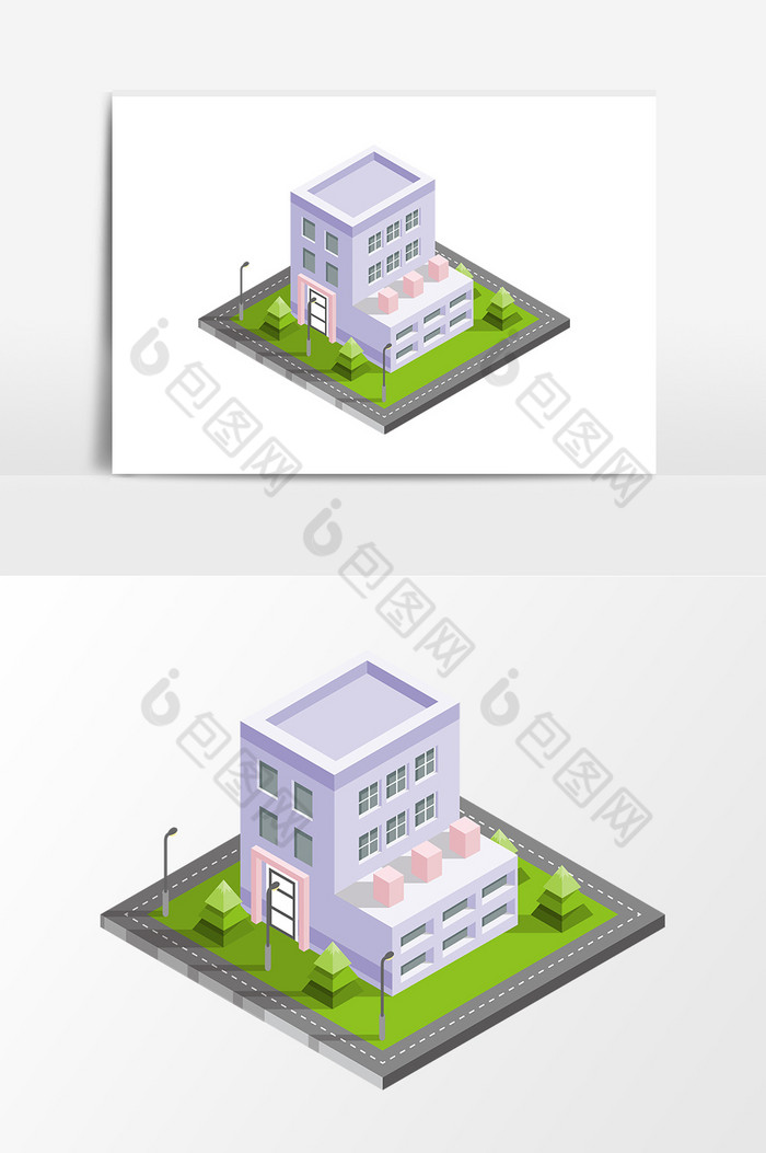 小区商品楼AI格式图片