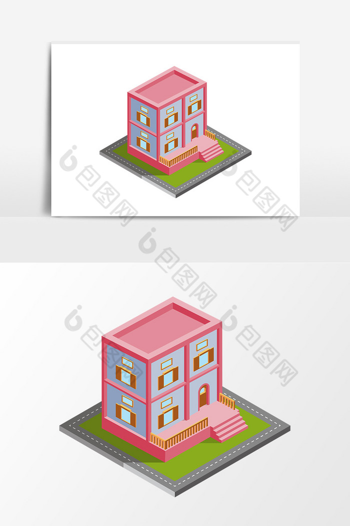 小区商品楼AI格式图片