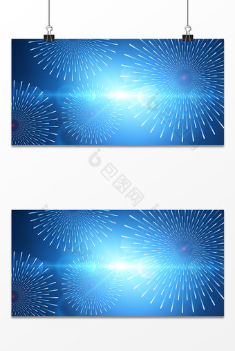 互联网信息技术蓝色设计背景图片