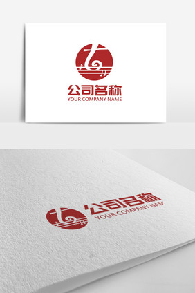 古典文雅琴行t字母logo标志