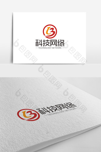 大气时尚LB字母科技网络logo标志图片