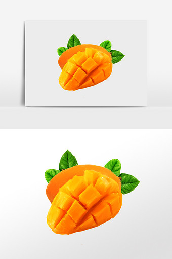 小清新手绘芒果素材图片