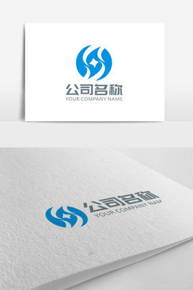 简洁大气s字母金融投资logo标志