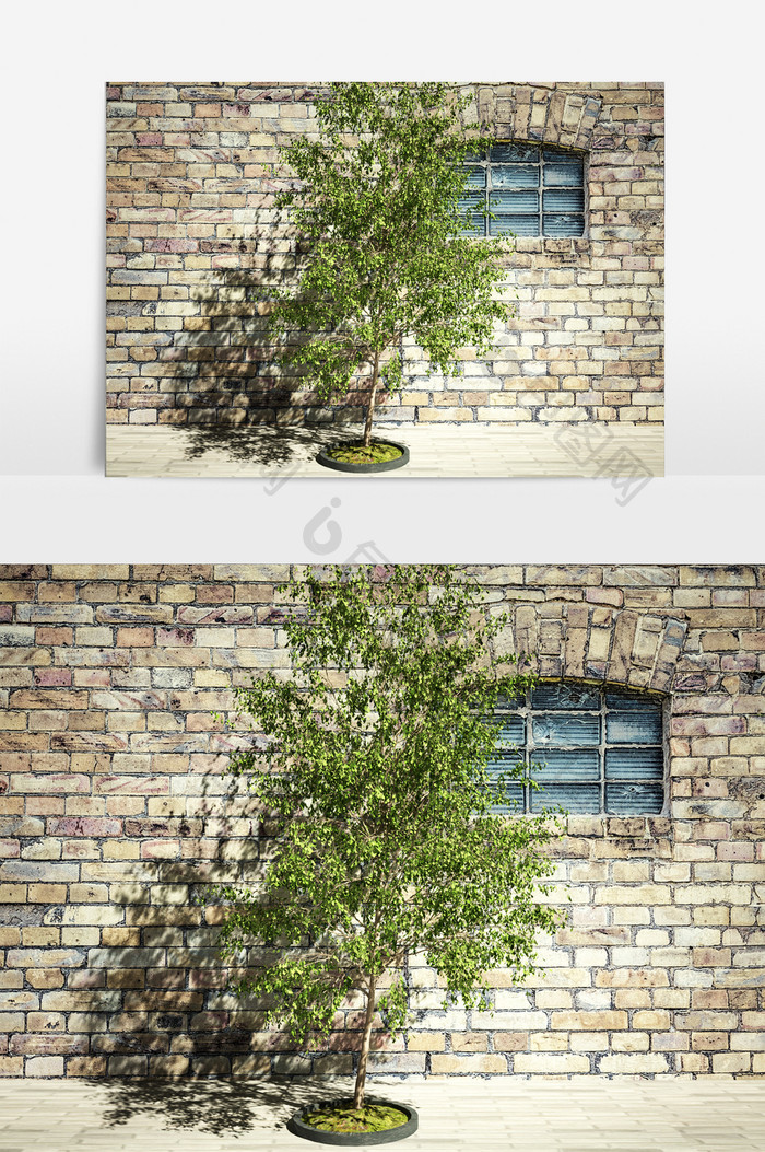 街景植物景观3D模型