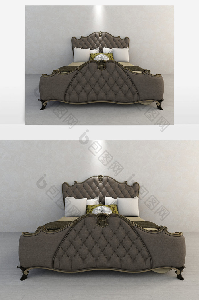 新古典风格模型双人床
