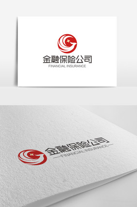 时尚大气C字母金融保险logo标志