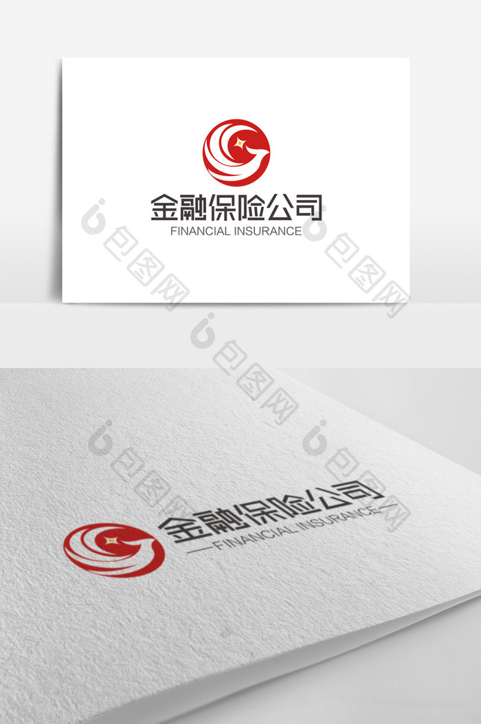 时尚大气C字母金融保险logo标志