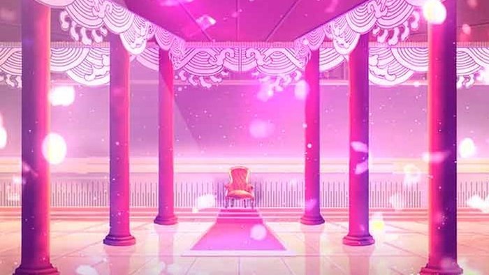 粉色色调婚礼爱情殿堂led背景视频素材