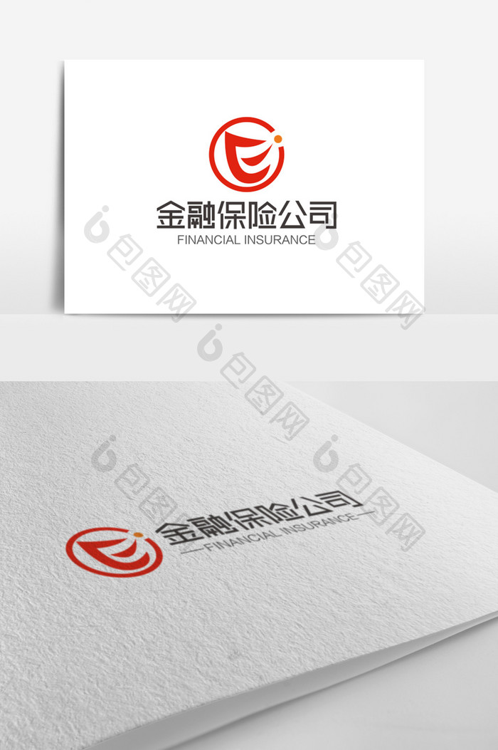 大气时尚E字母金融保险logo标志
