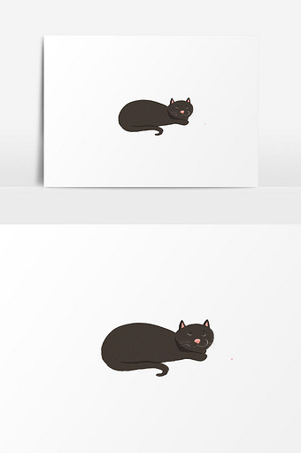 小猫猫咪矢量素材图片