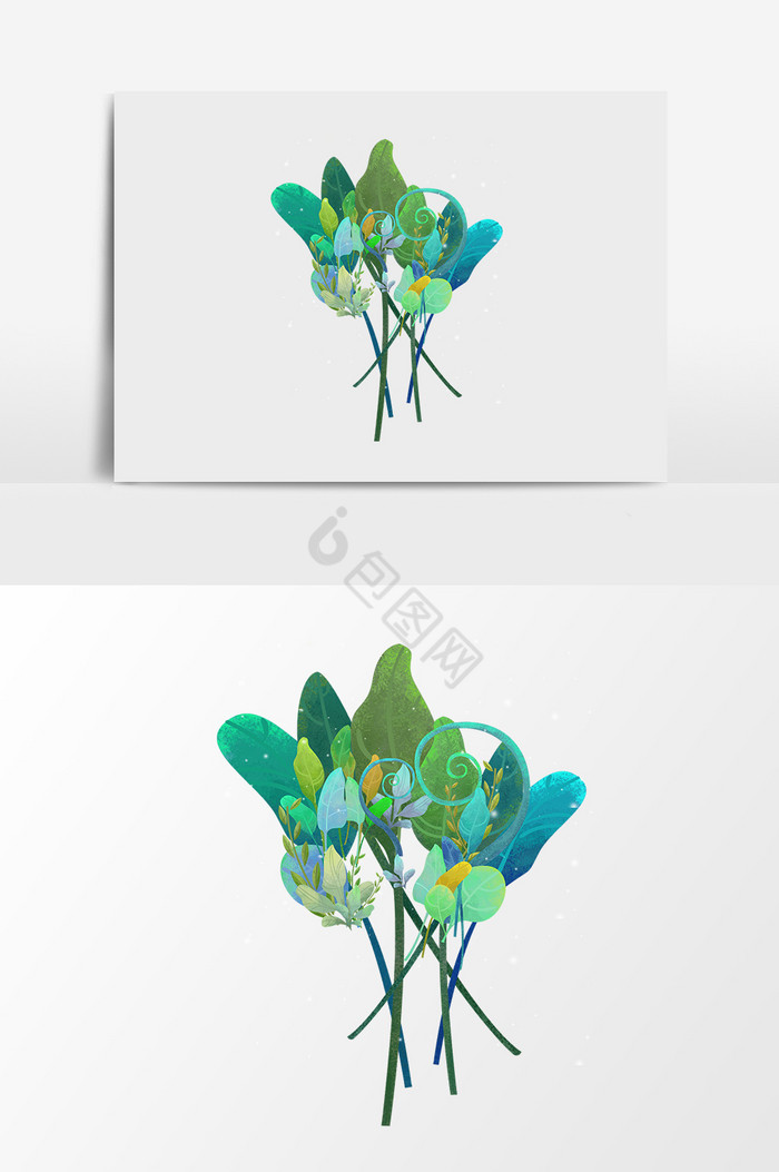 装饰花卉植物叶子图片