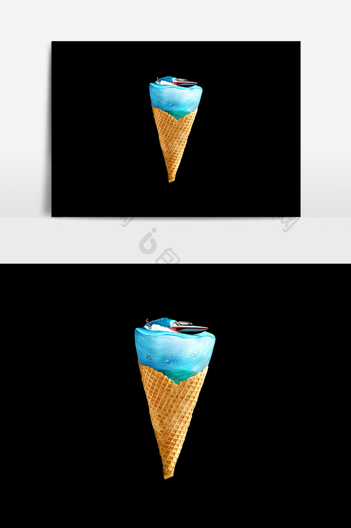 冰淇淋冰糕设计元素