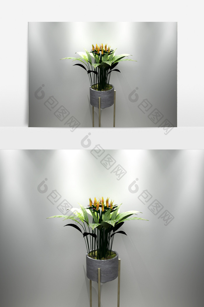 装饰植物景观园艺3D模型