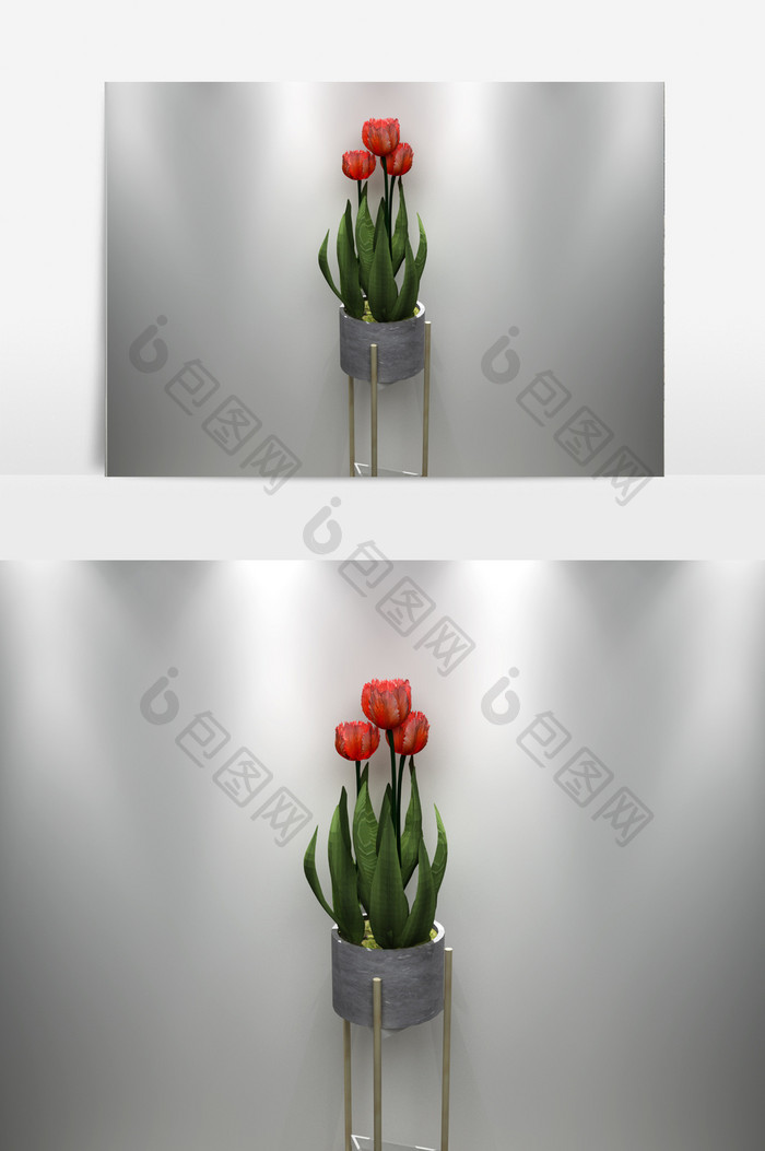 花卉景观植物装饰园艺3D模型