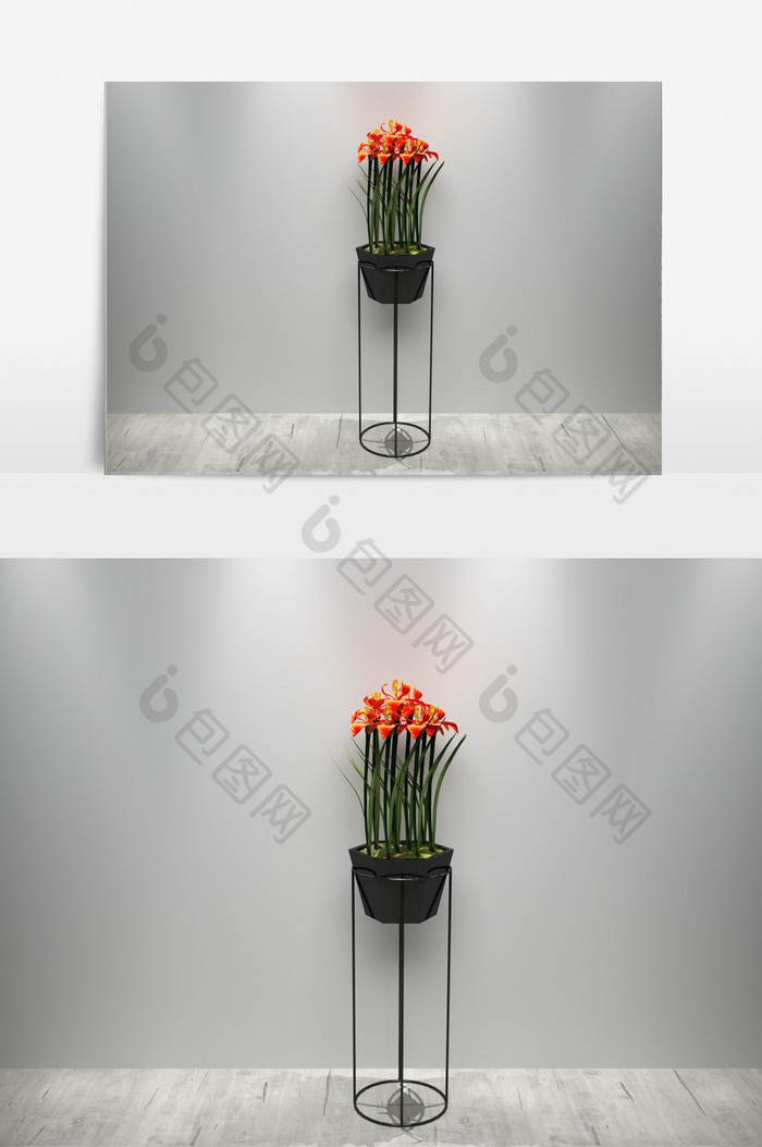 花卉景观装饰植物3D模型