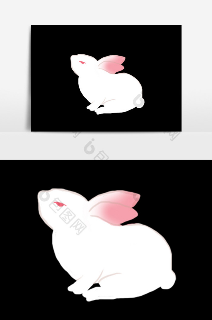 小白兔图片图片