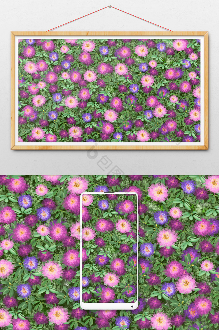 鲜花花卉水彩图片