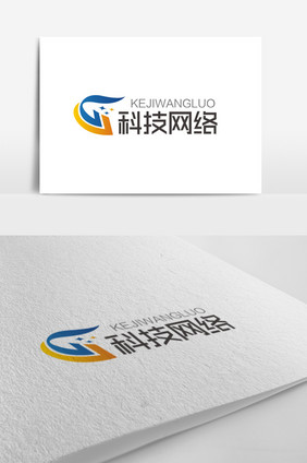 时尚大气G字母科技网络logo标志