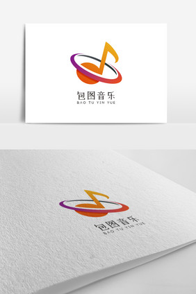 音乐logo标志设计