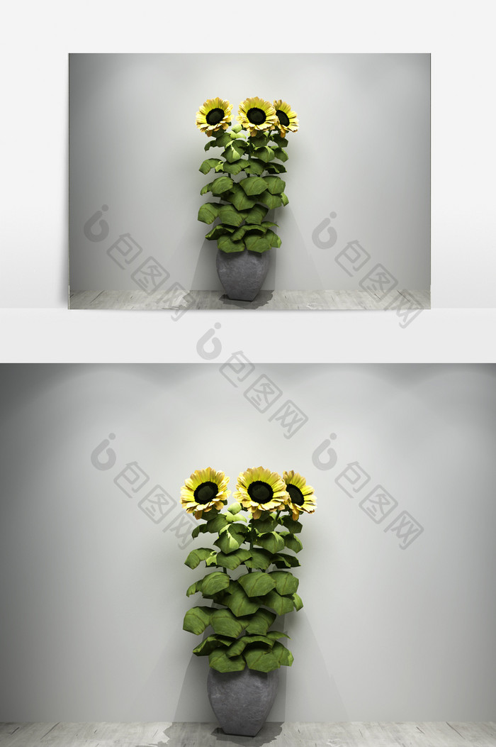 装饰花卉植物景观3D模型