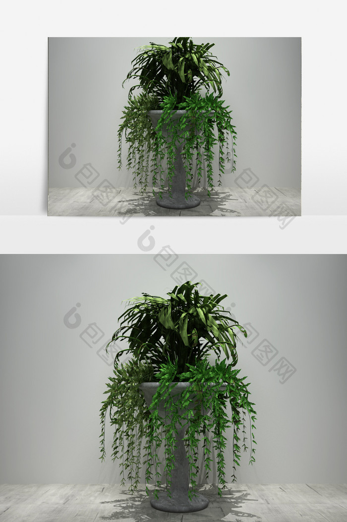 装饰植物景观3D模型