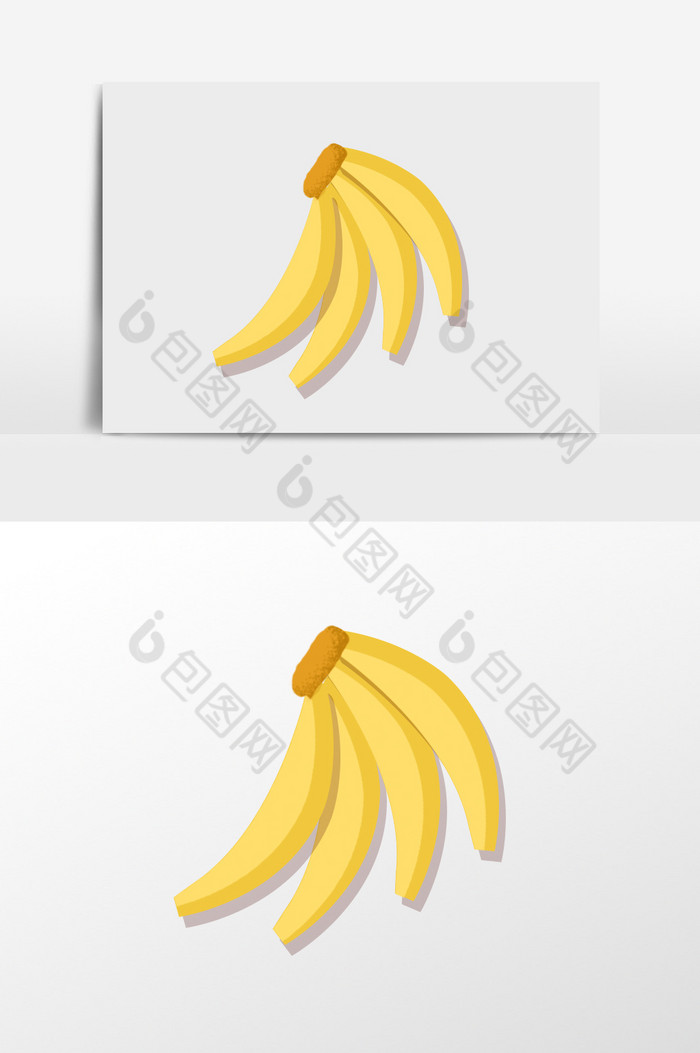 一把香蕉插画图片图片