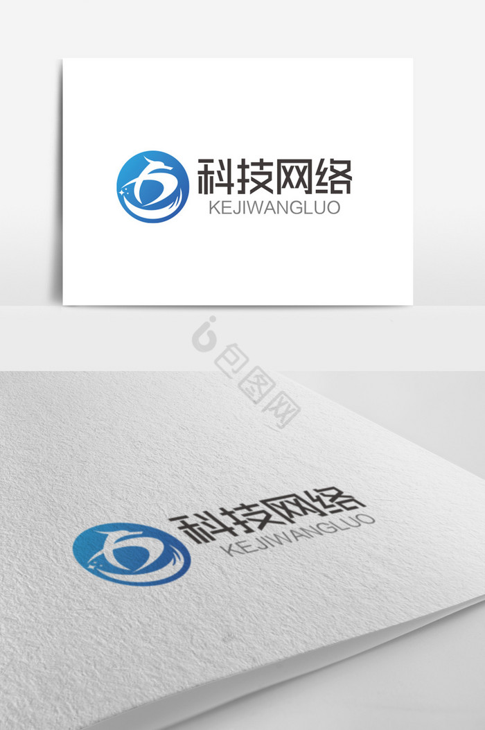 D字母科技网络logo标志图片