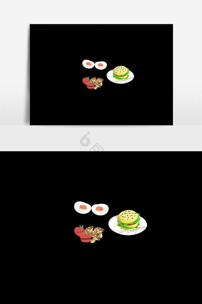 食材插画图片