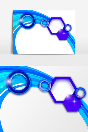 几何抽象科技感设计元素