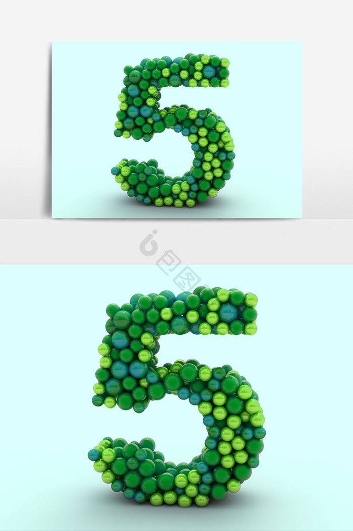 1到5数字图片-包图网